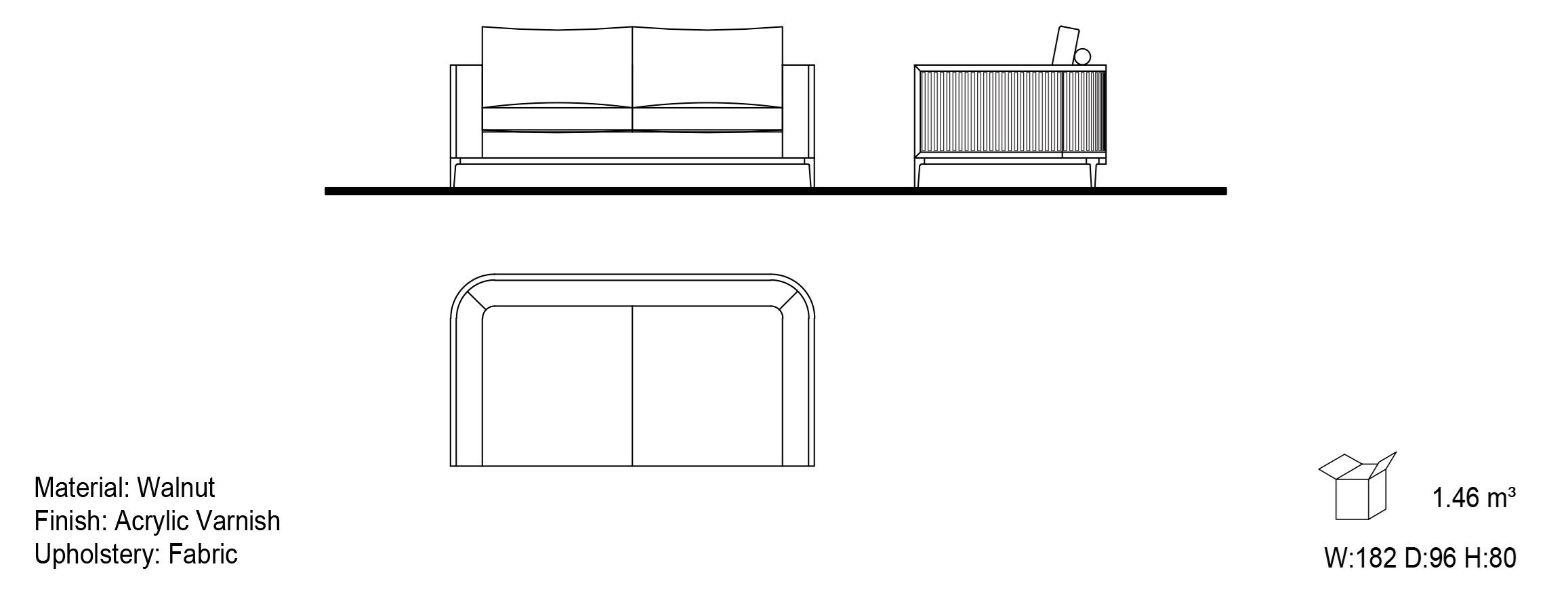 Ткань диван Mobi ARCH-00065852 - Вид №7