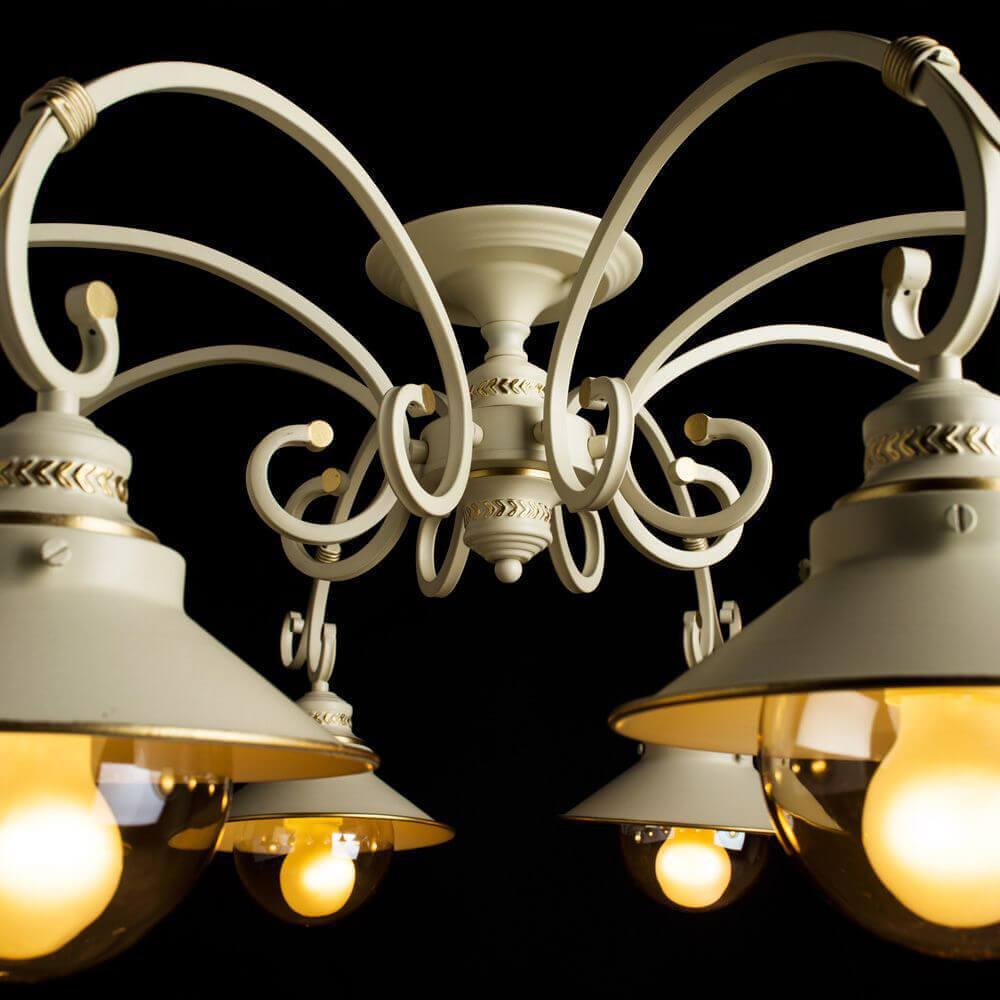 Потолочная люстра Arte Lamp 7 A4577PL-8WG ARTE LAMP ДИЗАЙНЕРСКИЕ 00-3888564 Белый  - Вид №1