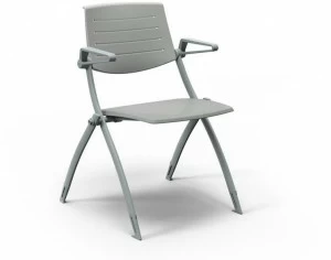 FANTONI Штабелируемый складной стул для конференций из пластика с подлокотниками Seating system
