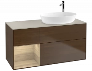 Villeroy&Boch Тумба под раковину Прямоугольная версия F923PCGN Finion Walnut Veneer