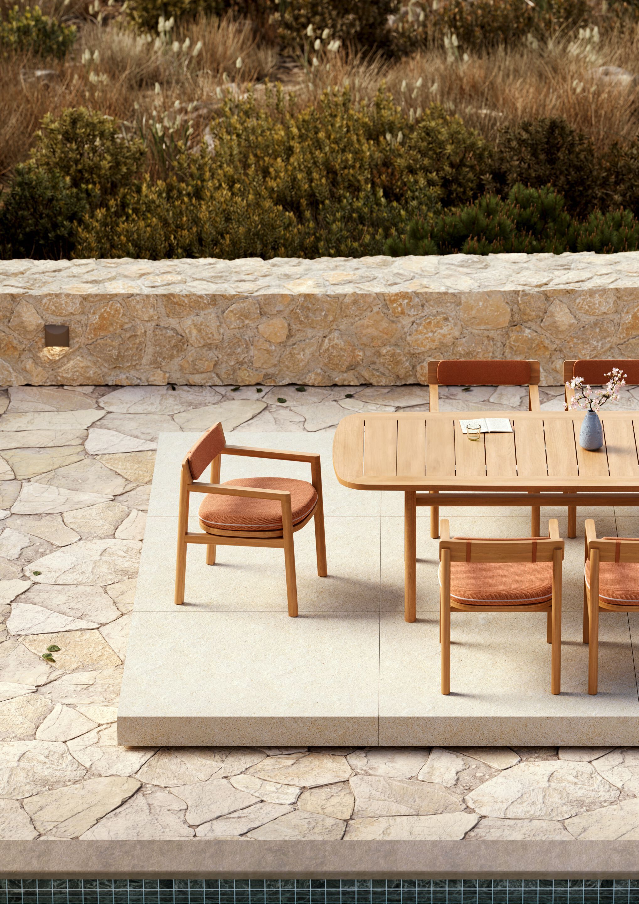 Прямоугольный садовый стол из тикового дерева FJAKA Oaza ARCH-00040483 - Вид №2