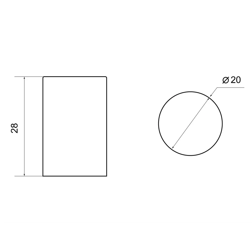 Мебельная ручка-кнопка Multimodis графит PALLADIUM STLM-2151494 - Вид №2