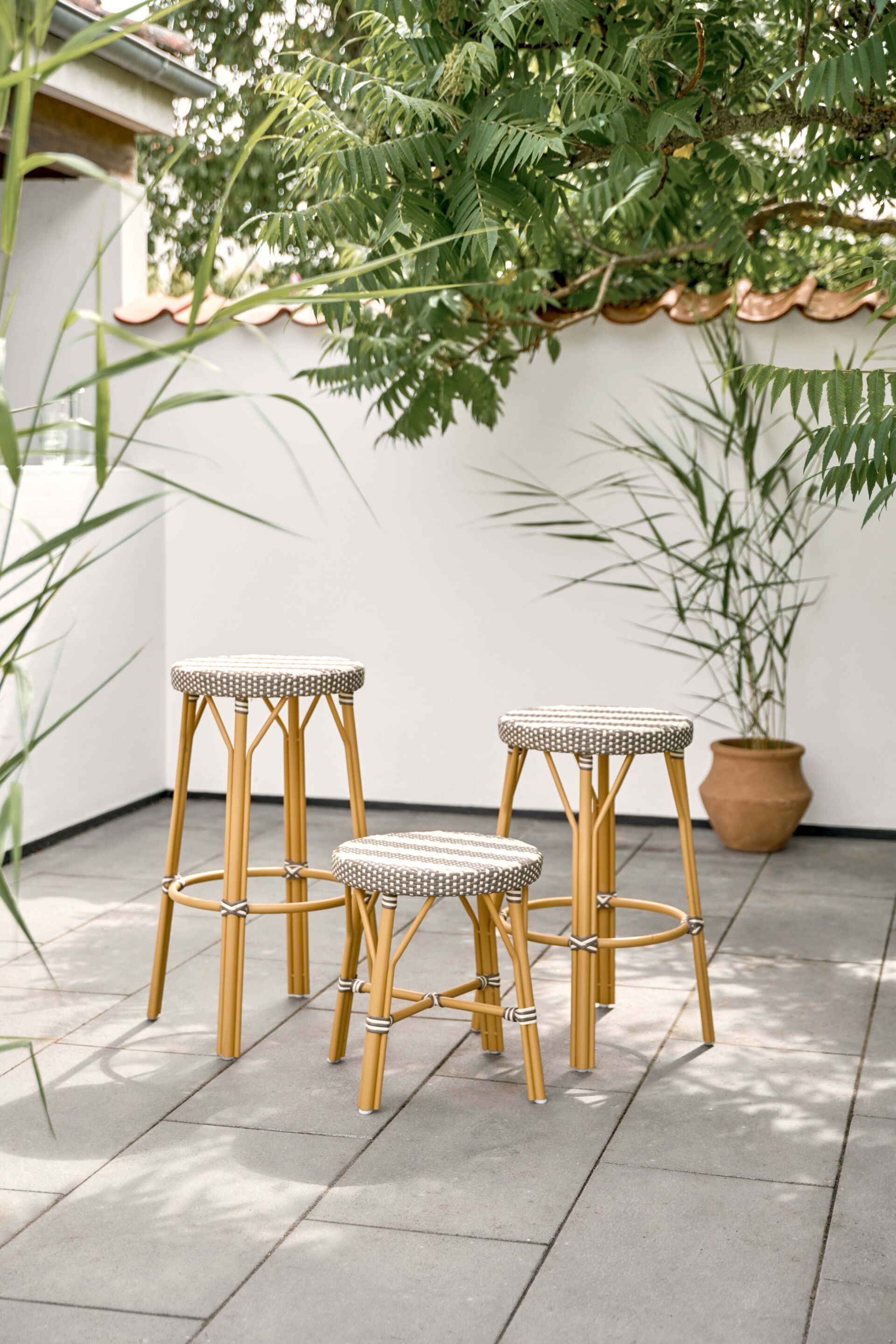 Высокий алюминиевый стул и сад ArtFibre Sika Design Alu Affäire ARCH-00069478 - Вид №1