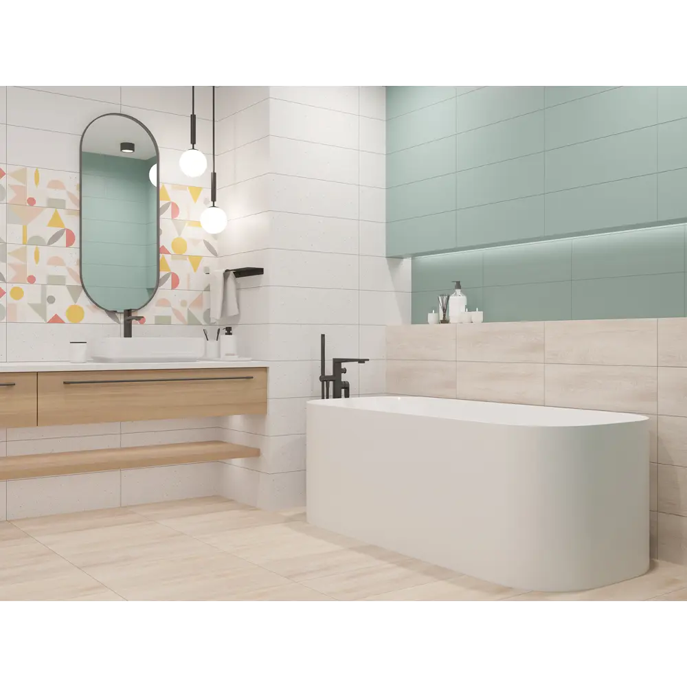 Плитка настенная LB Ceramics Юген Линдберг 20x60 см 0.84 м² матовая цвет терраццо STLM-2175825 - Вид №4