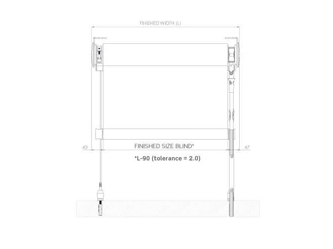 Приводной роликовый занавес и лебедка или моторный контейнер Mv Line рулонные шторы со стальными тросами и мусорным контейнером ARCH-00086326 - Вид №3