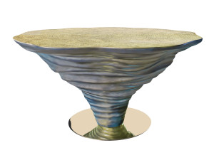 Круглый стол из стекловолокна