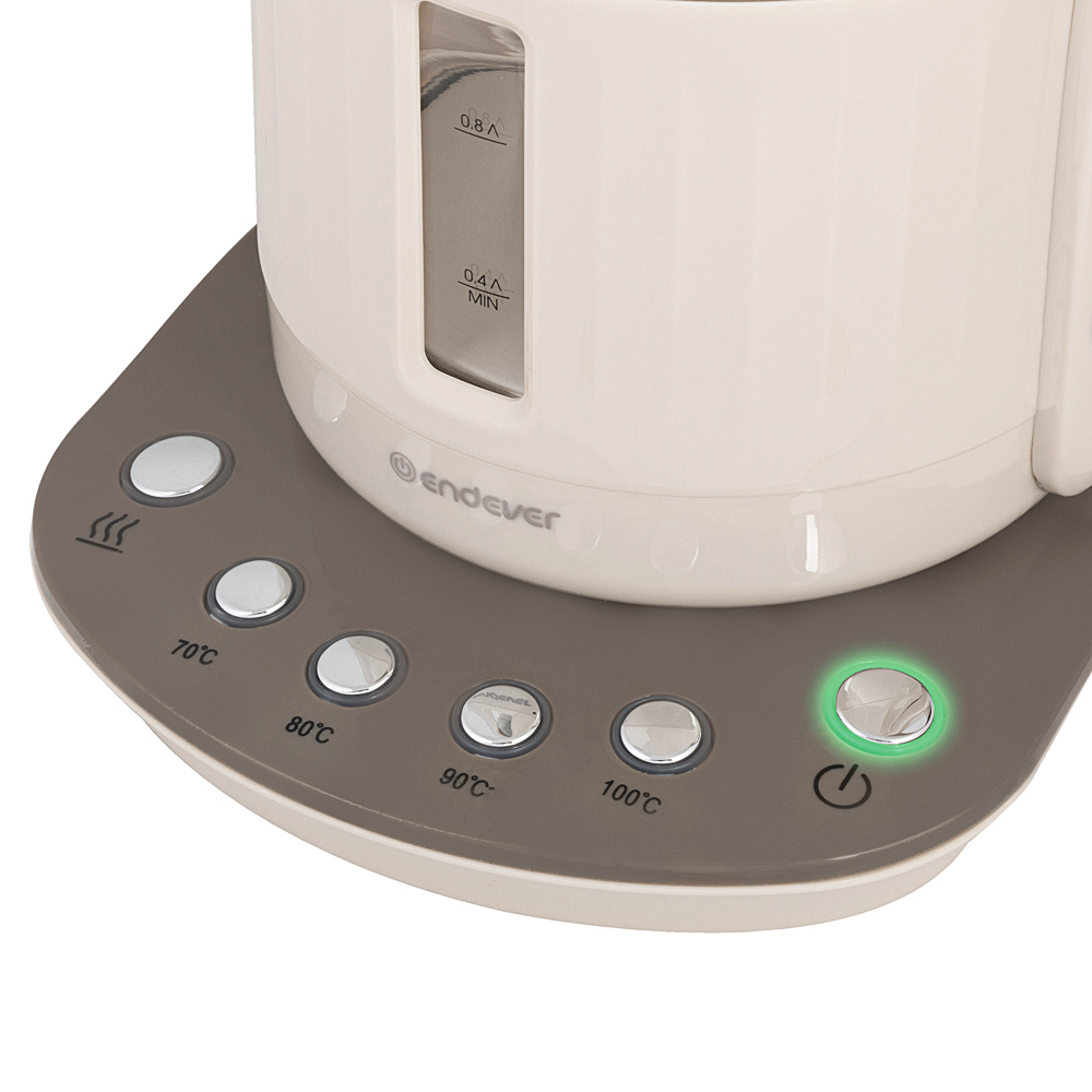 5365518 Электрочайник Endever Skyline KR-365G бежевый STDN-0126598 - Вид №3