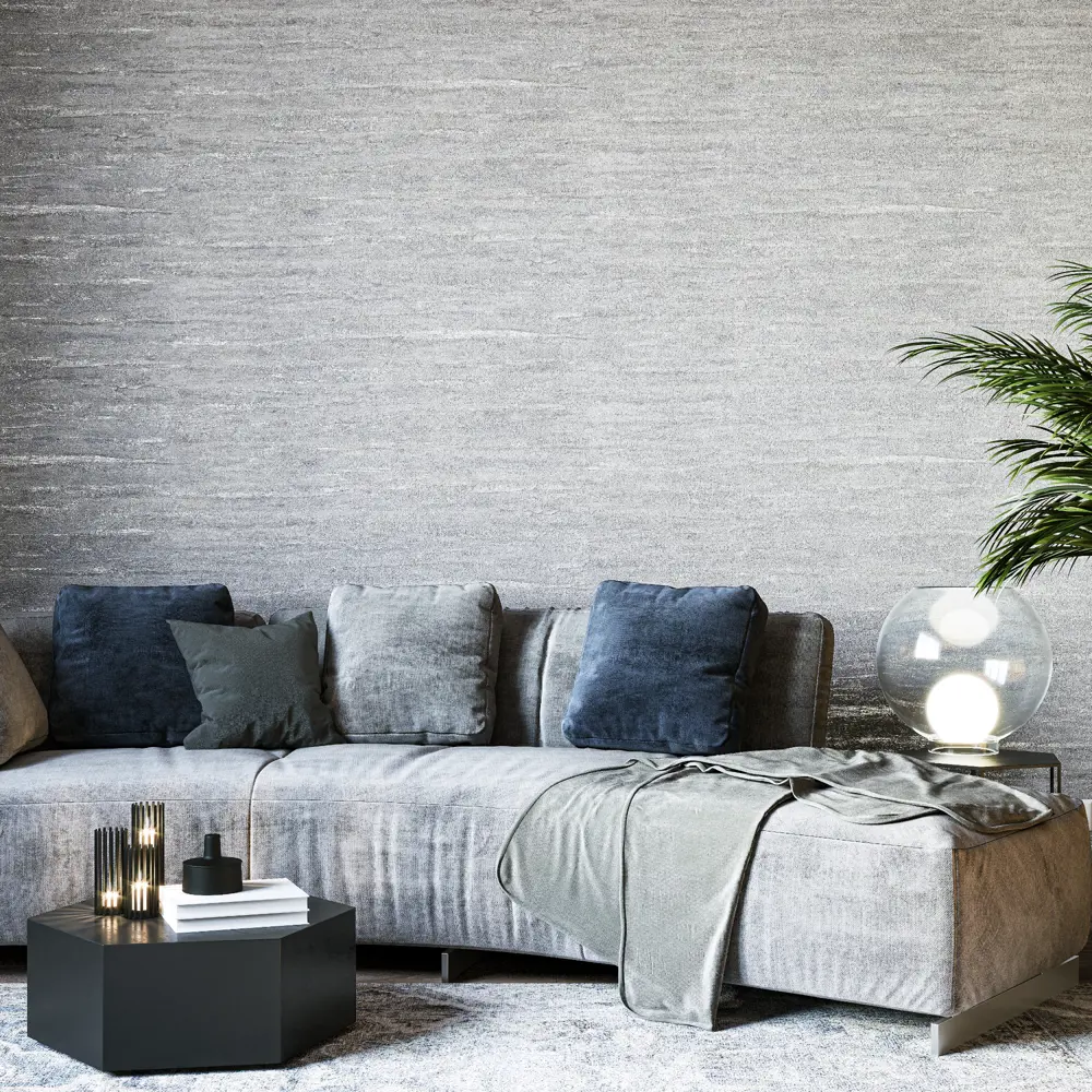 Обои флизелиновые Палитра Loft серые/серебристые 1.06 м PL71651-41 STLM-2201442 - Вид №2