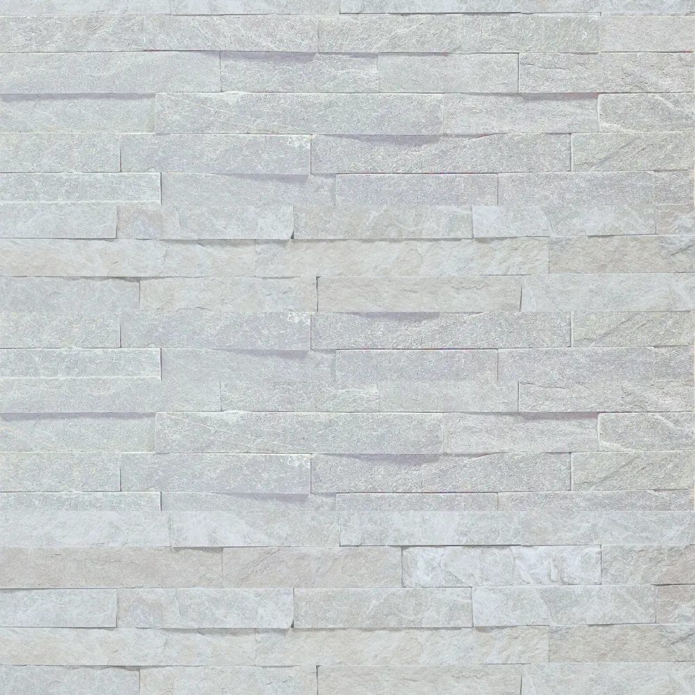 Камень натуральный кварцит Pharaon белый 0.63 м² Нет STLM-2111597