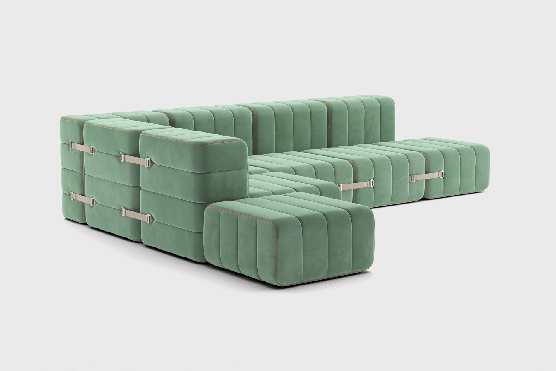 Модульный угловой диван из ткани AMBIVALENZ Curt ARCH-00083106 - Вид №29