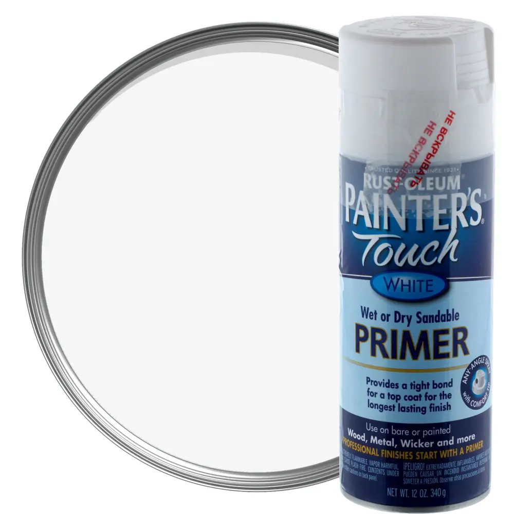 Грунт аэрозольный Paint Touch матовый цвет белый 340 г RUST-OLEUM STLM-2170150