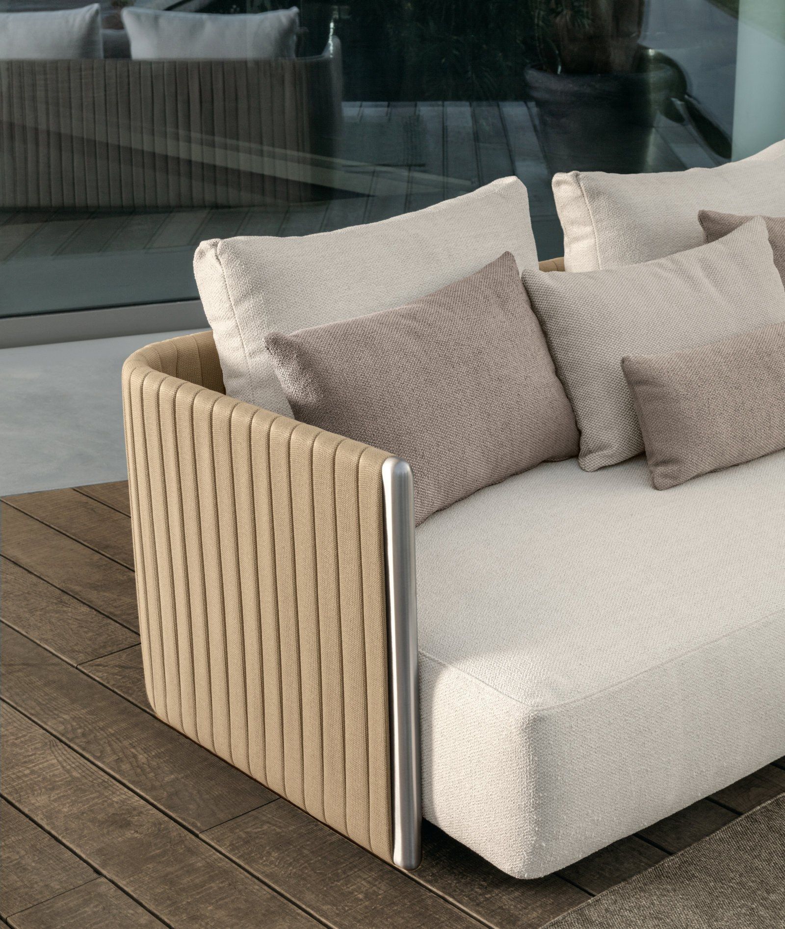 2-местный тканевый садовый диван Talenti George ARCH-00083547 - Вид №2