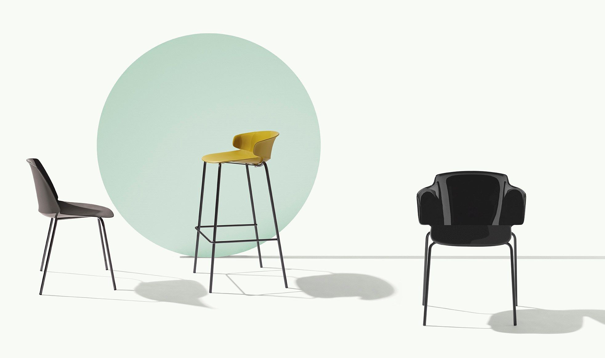 Высокий пластиковый штабелируемый стул Et al ARCH-00070414 - Вид №6