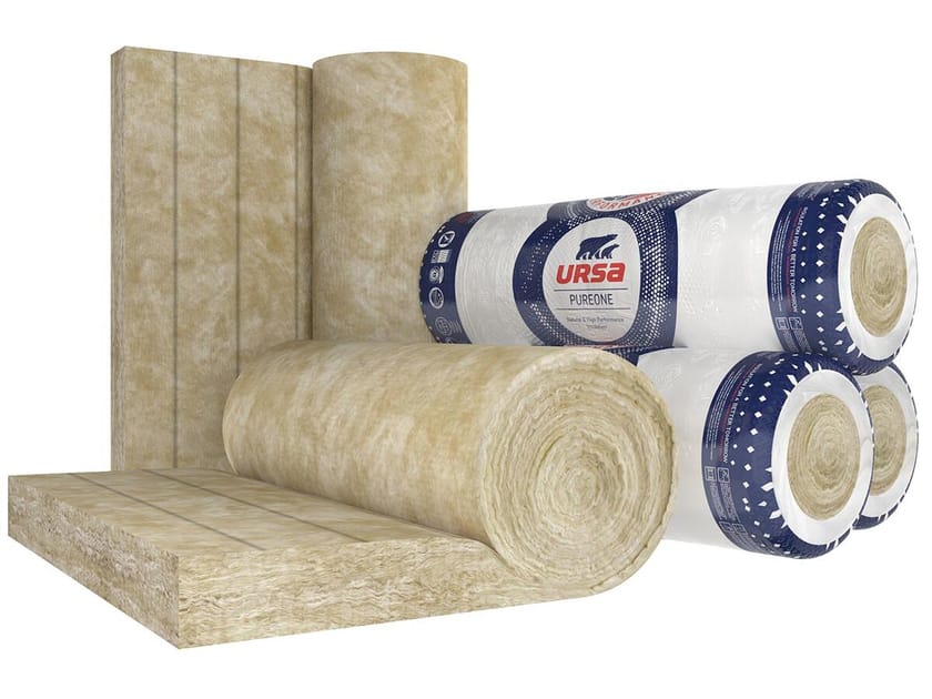 Водоотталкивающая рулонная панель из минеральной ваты для термоакустической изоляции Ursa URSA PUREONE ARCH-00106962