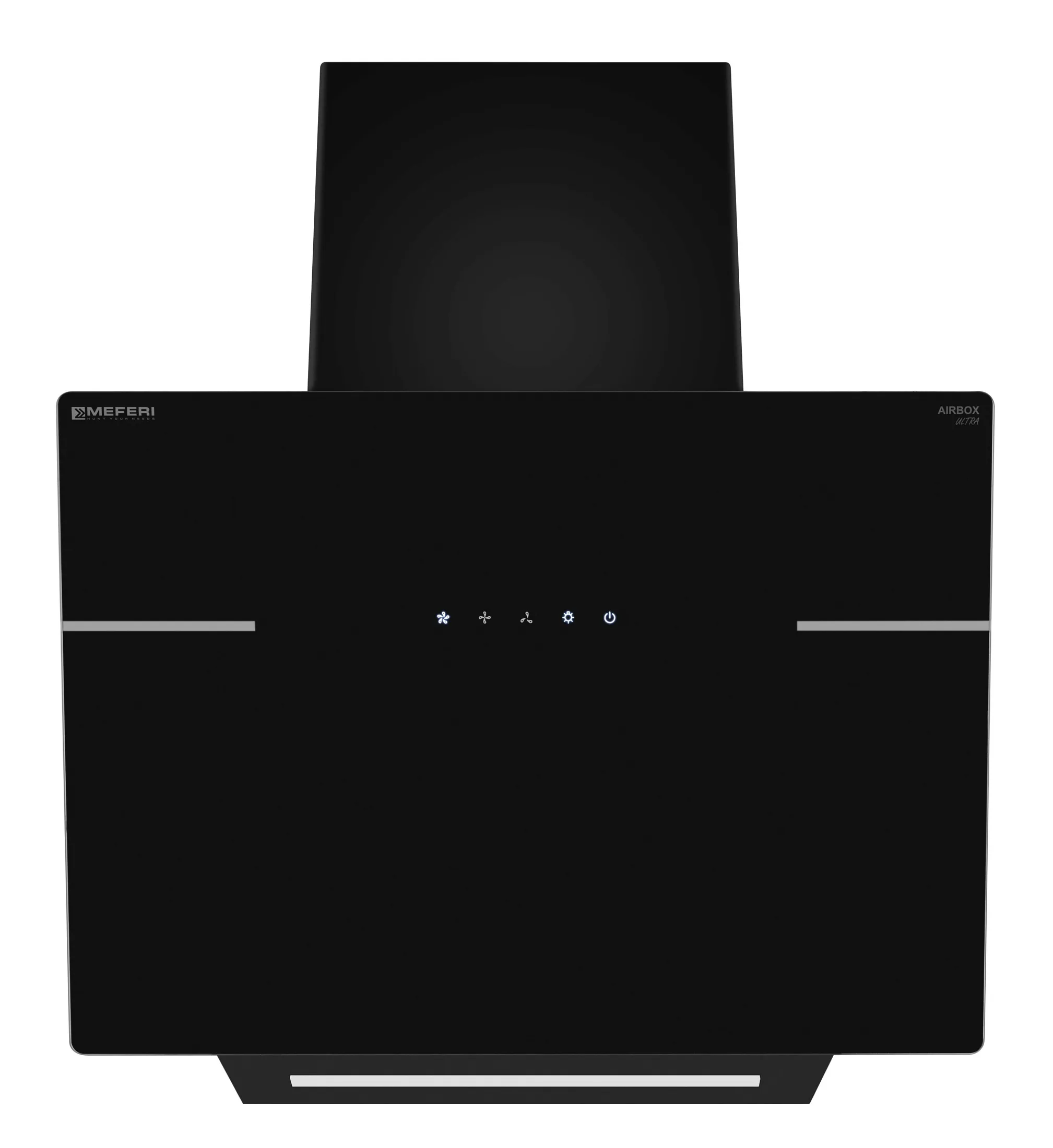 9168701 Вытяжка наклонная Meferi AIRBOX60BK ULTRA черный STDN-0024746 - Вид №2