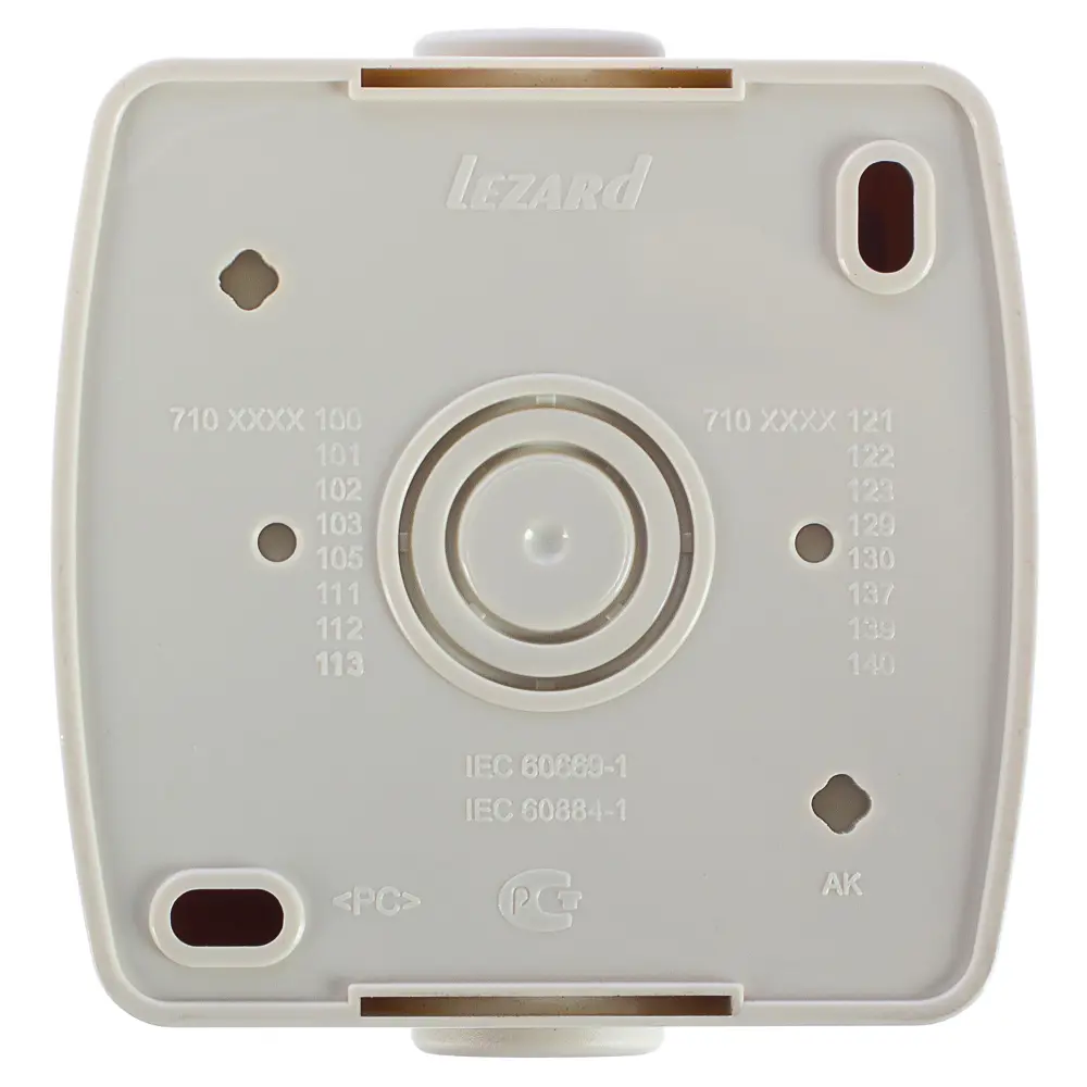 Телефонная розетка накладная Lezard Nata RJ11, цвет кремовый STLM-2029485 - Вид №1