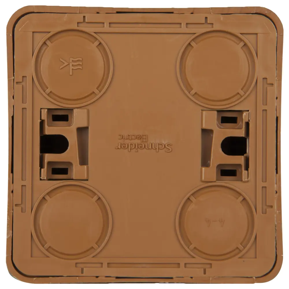 Розетка Schneider Electric Этюд с заземлением шторки цвет бук STLM-2134210 - Вид №2