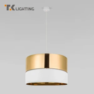 Светильник подвесной TK LIGHTING a062970 Hilton 1 лампа 6 м² цвет белый/золото