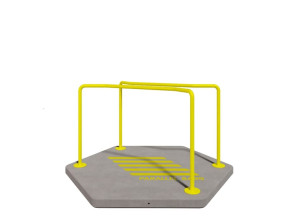 Бетонные параллельные стержни