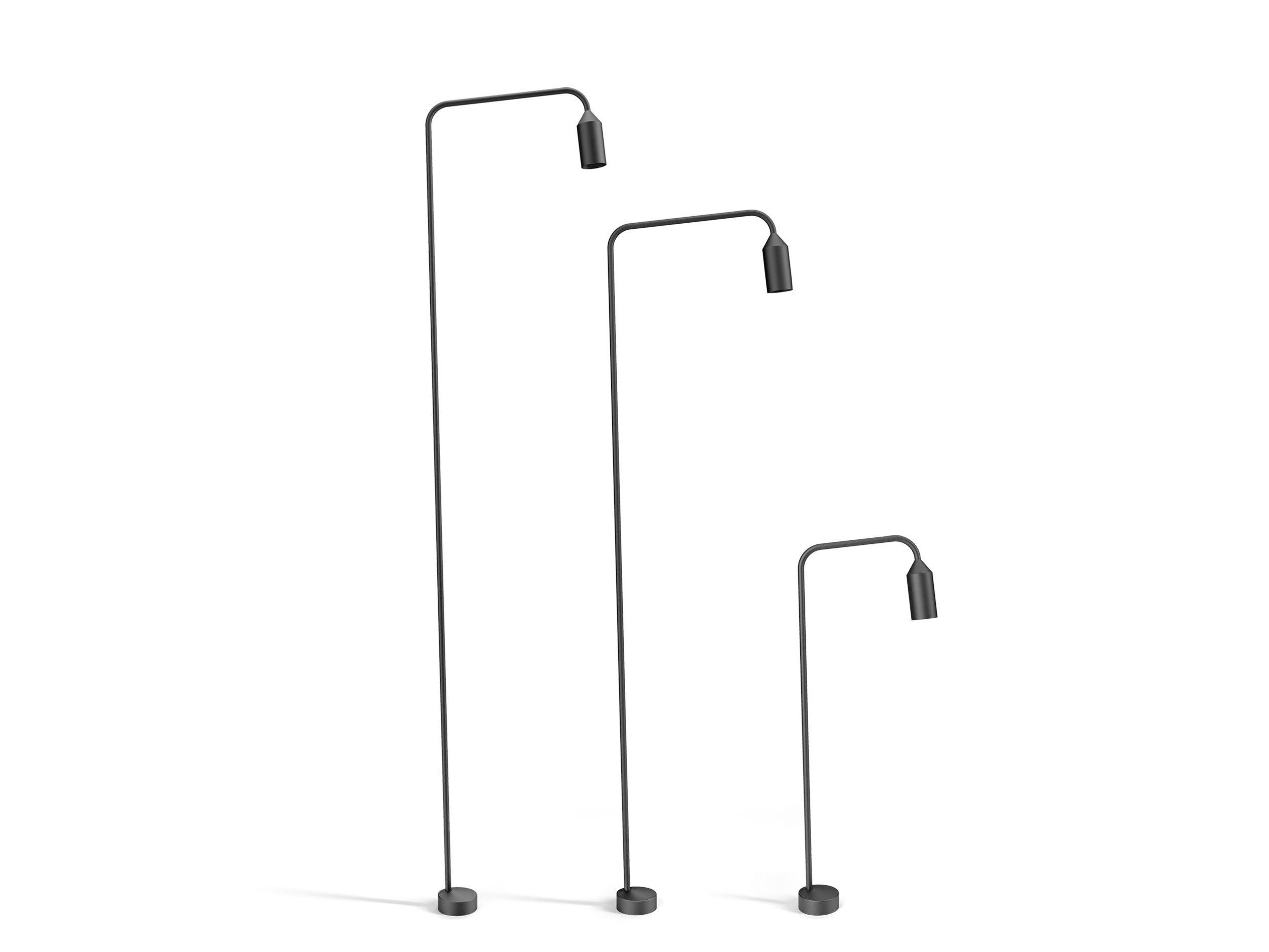 Алюминиевый светодиодный напольный торшер Platek Flamingo ARCH-00120640