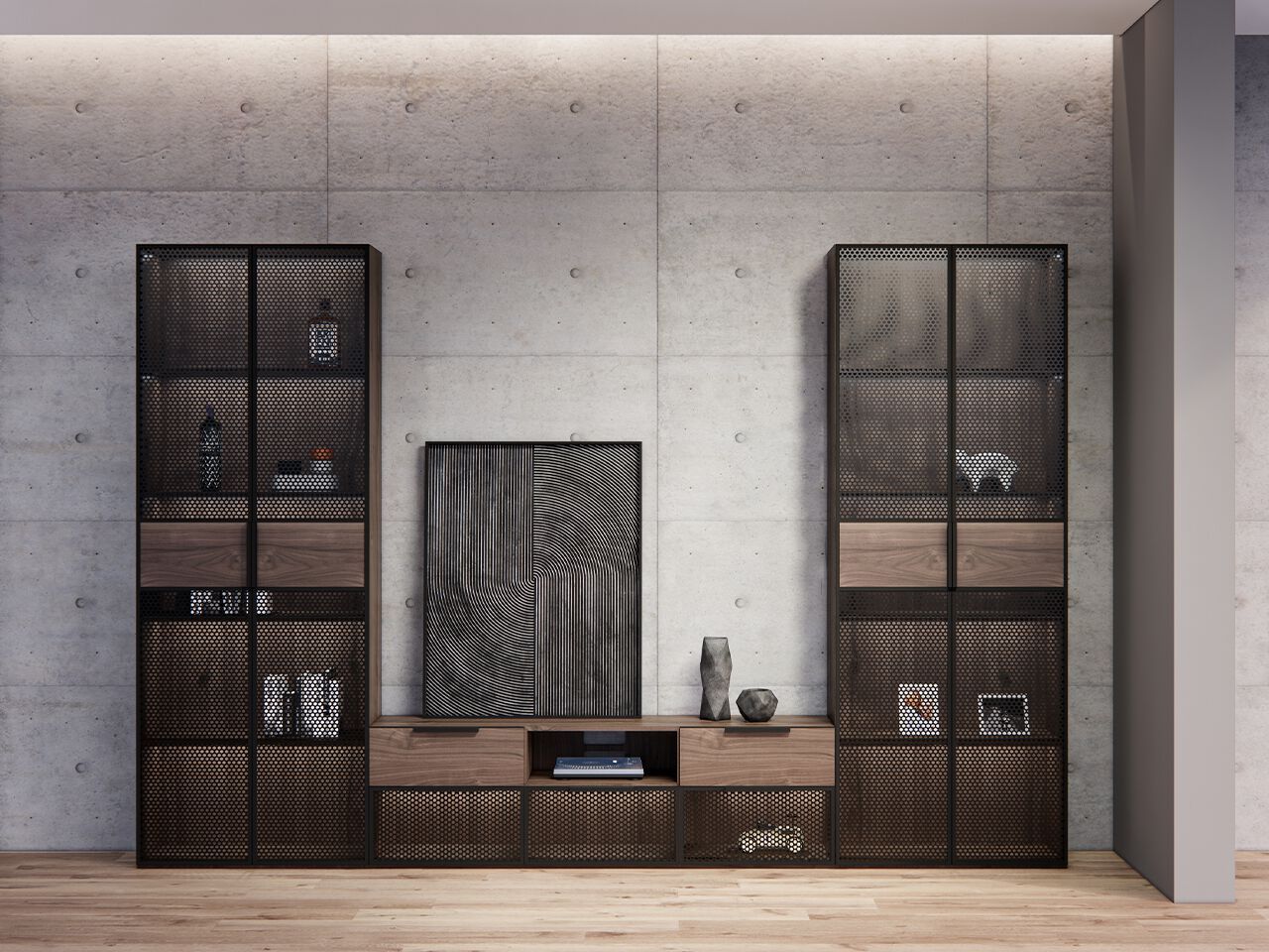 Оборудованная стена MaxForm Enigma ARCH-00130965 - Вид №1