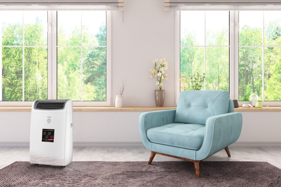 9101012 Кондиционер мобильный Funai CAMOMIRU MAC-CM46HPN04 белый STDN-0141868 - Вид №9