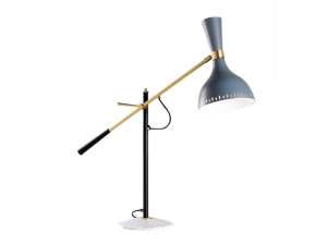 Регулируемая металлическая светодиодная настольная лампа