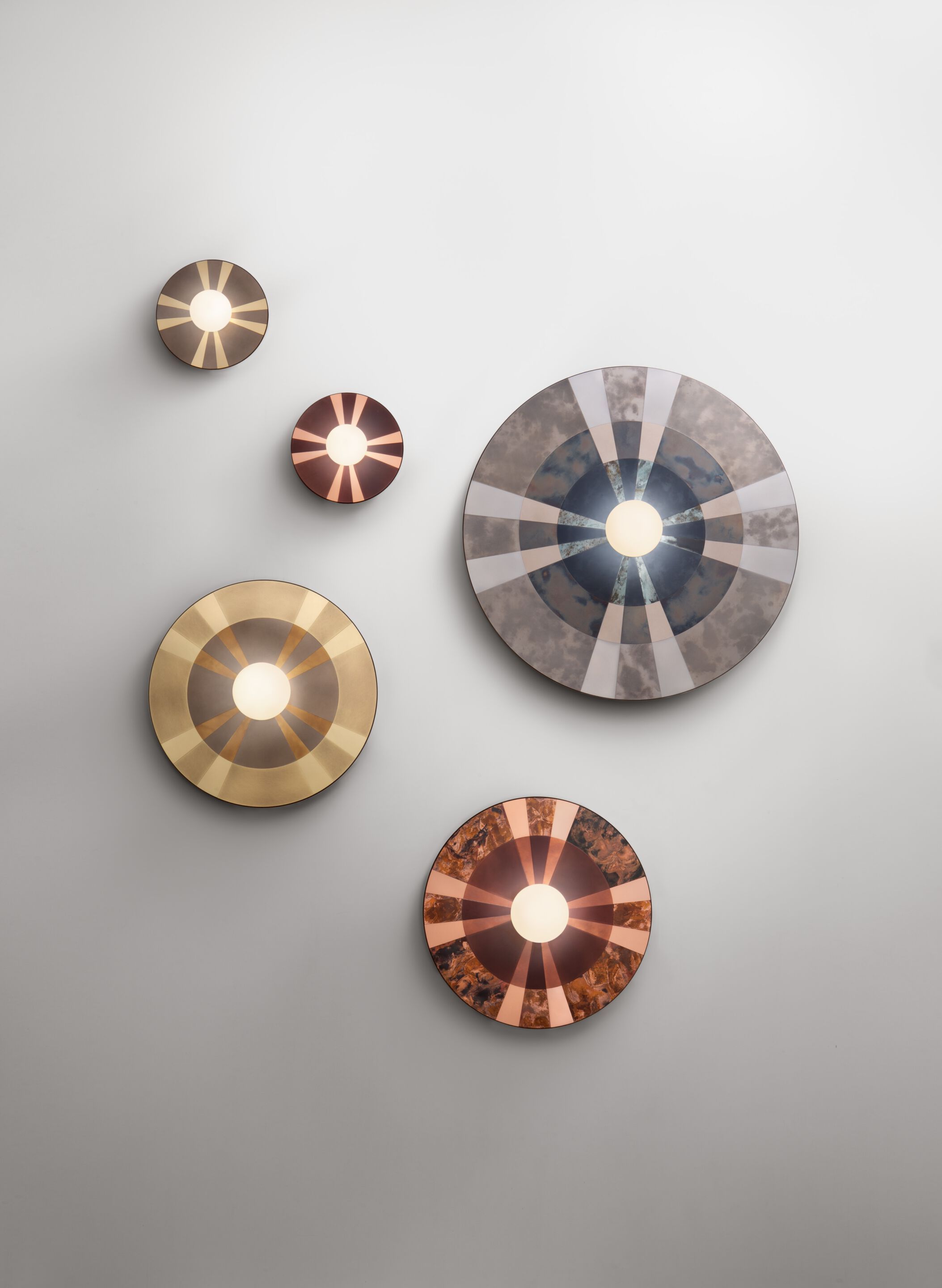 Металлический настенный светильник / потолочный светильник DE CASTELLI CALEIDE ÈTO ARCH-00101921 - Вид №1