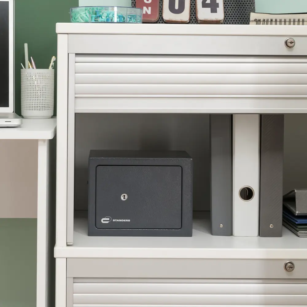 Сейф Standers 4 л ключевой замок 20x15x15 см сталь STLM-2015324 - Вид №5