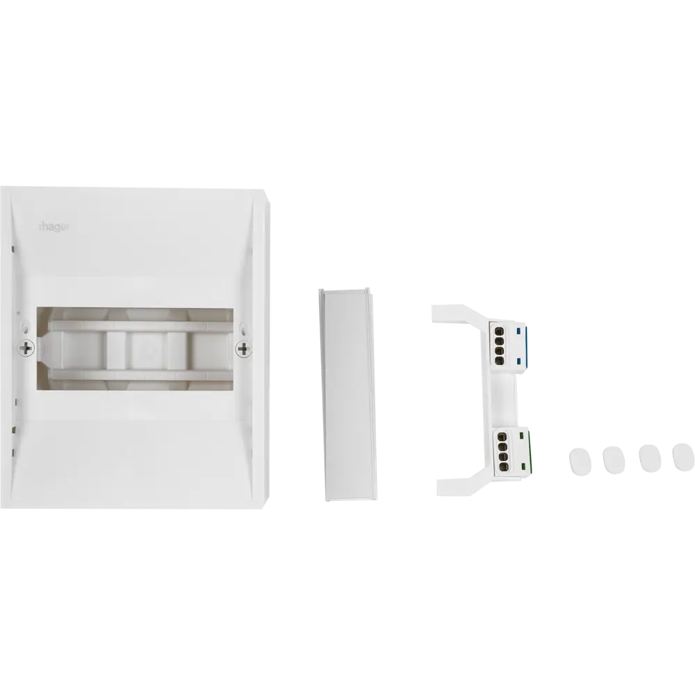 Щит распределительный навесной Hager GD106N 6 модулей IP30 пластик STLM-2176130 - Вид №3