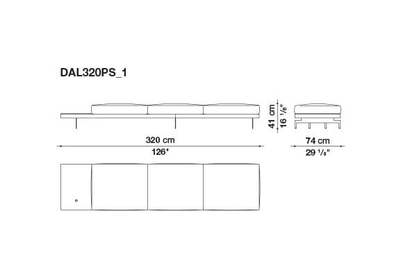Кожаный диван B&B Italia док ARCH-00130675 - Вид №165