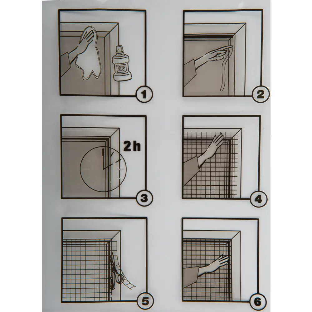 Москитное полотно MONLID 100x100 см белый STLM-2090765 - Вид №3