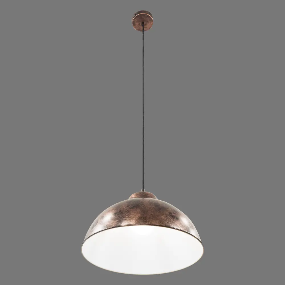 Подвесной светильник Eglo Truro-2 1хE27x60 Вт цвет медный/патина 18559785 STLM-2128675  - Вид №1