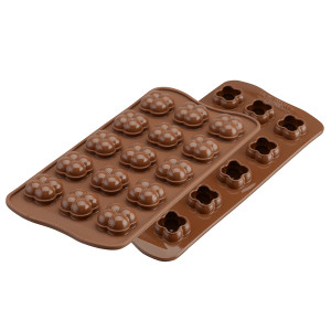 22.151.77.0165 Форма для приготовления конфет choco game 11 х 24 см силиконовая Silikomart