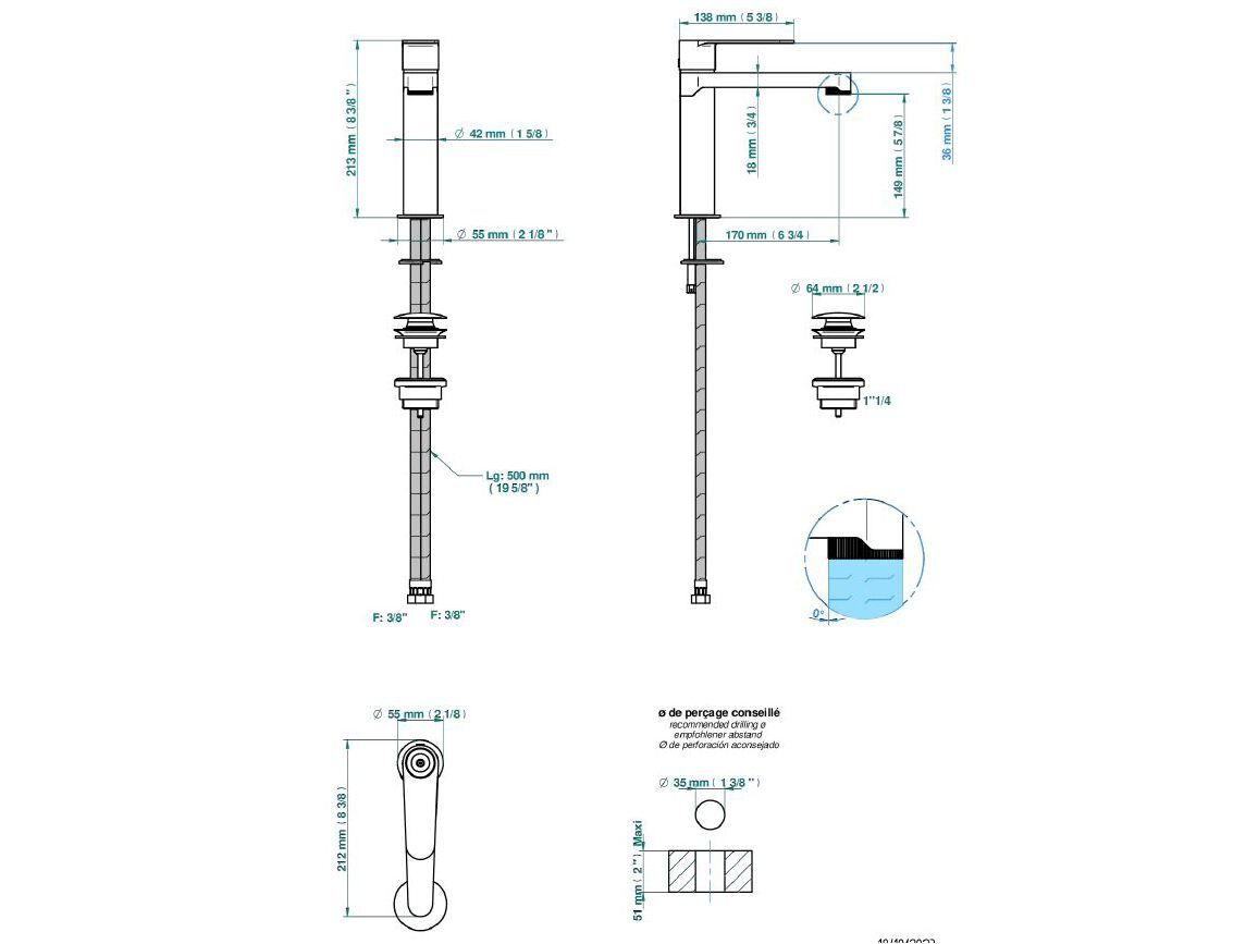 Смеситель для раковины THG Paris ZOOM.12 ARCH-00101350 - Вид №2