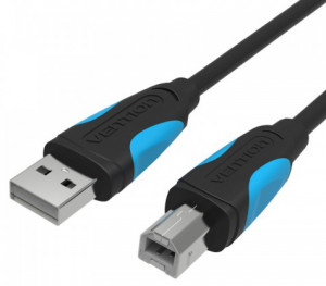 VAS-A16-B500 Кабель usb 2.0 am/bm - 5м. черный Vention