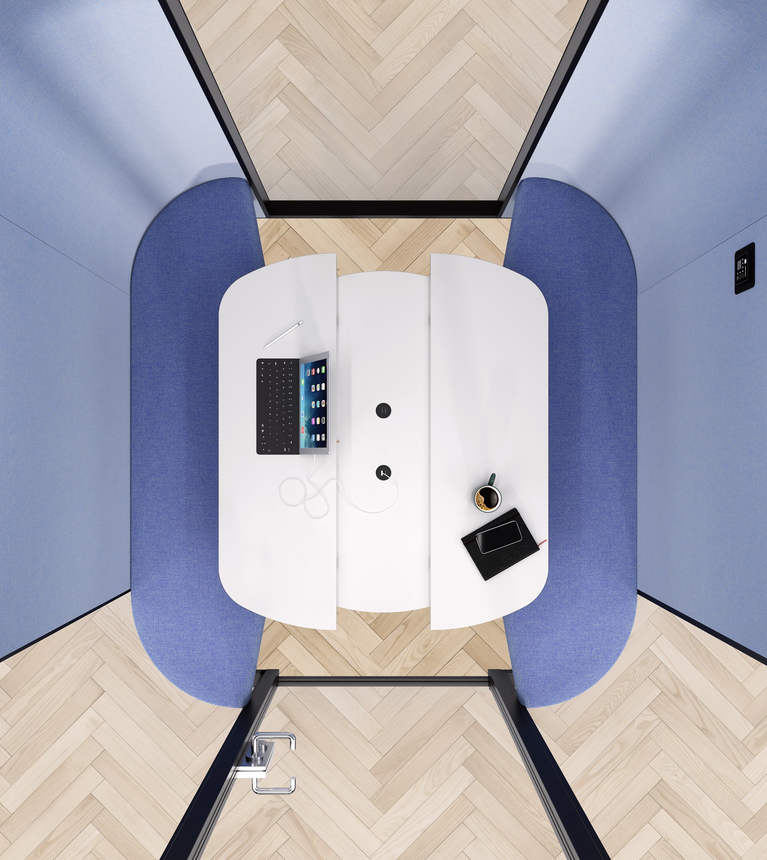 Акустическая офисная кабина со встроенным освещением ESTEL GROUP Collaborative Room ARCH-00057286 - Вид №3