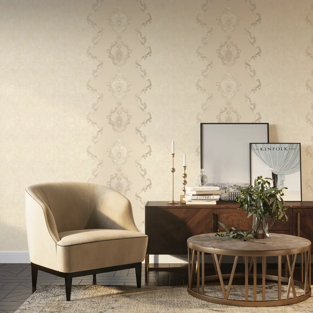 Обои флизелиновые Palitra Life Khiva светло-бежевые 1.06 м PL71773-21 STLM-2082503 - Вид №2