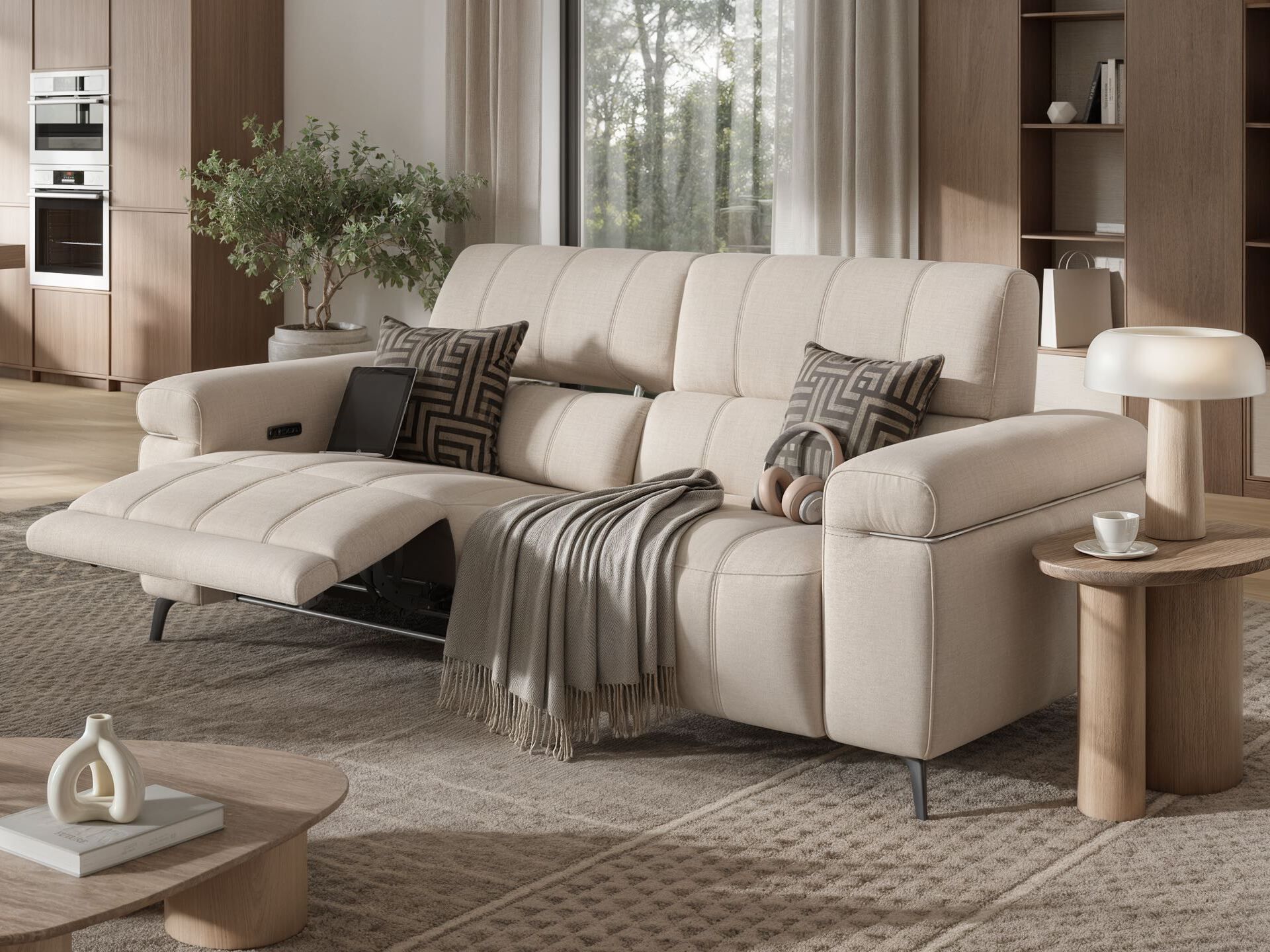 3 местный домашний кинотеатр ткань диван Sofanella Soleto ARCH-00050791 - Вид №5