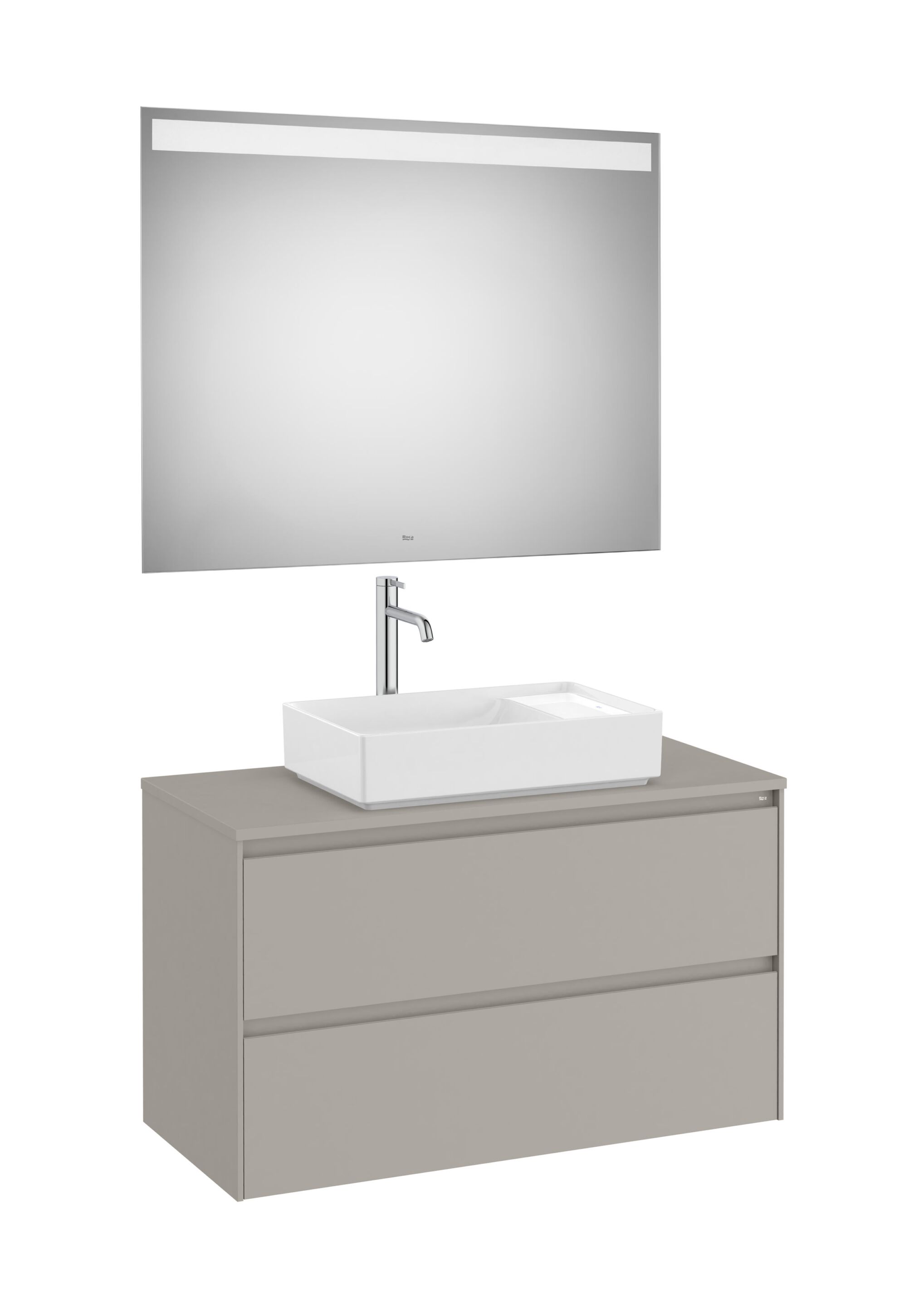 Деревянный одиночный умывальник с зеркалом Roca Ona ARCH-00036665 - Вид №21