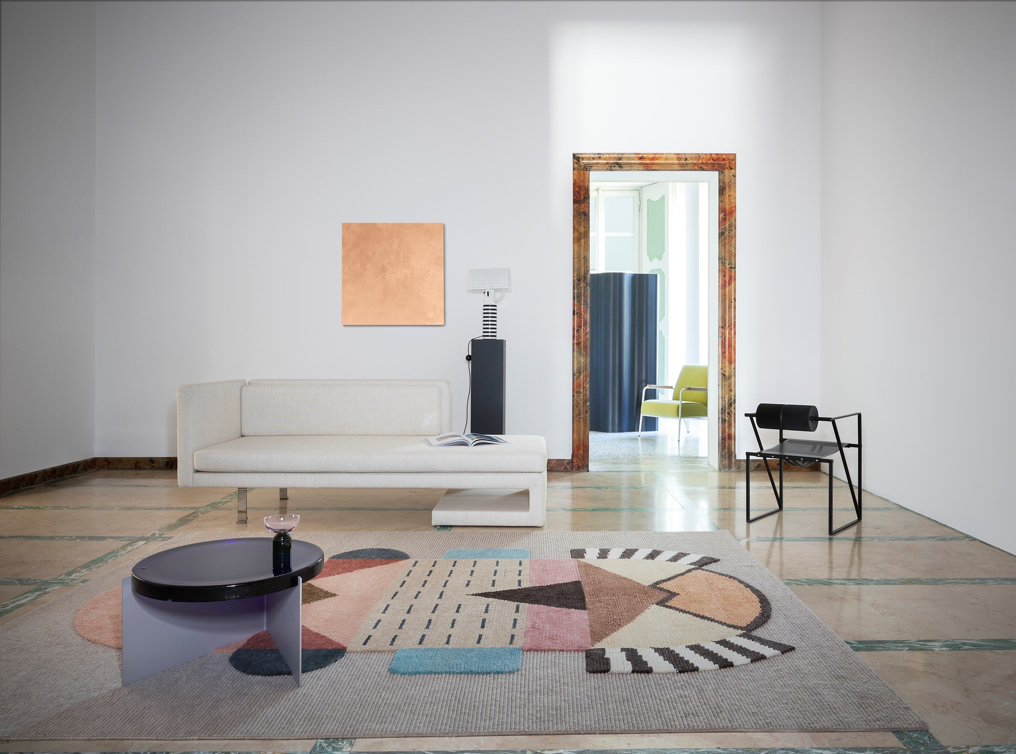 Шерстяной ковер ручной работы cc-tapis подпись ARCH-00085198 - Вид №1