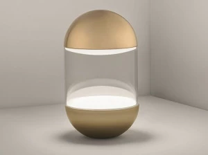 Firmamento Milano Светодиодная настольная лампа из алюминия и стекла Pillola