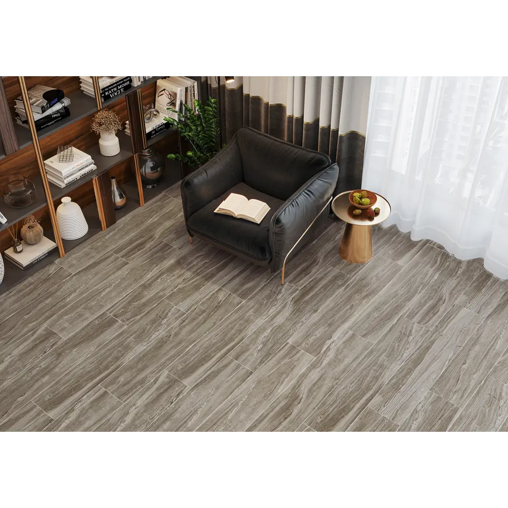 Керамогранит Alma Ceramica Wonderwood 20x90 см 1.44 м² матовый цвет коричневый STLM-2061043 - Вид №5