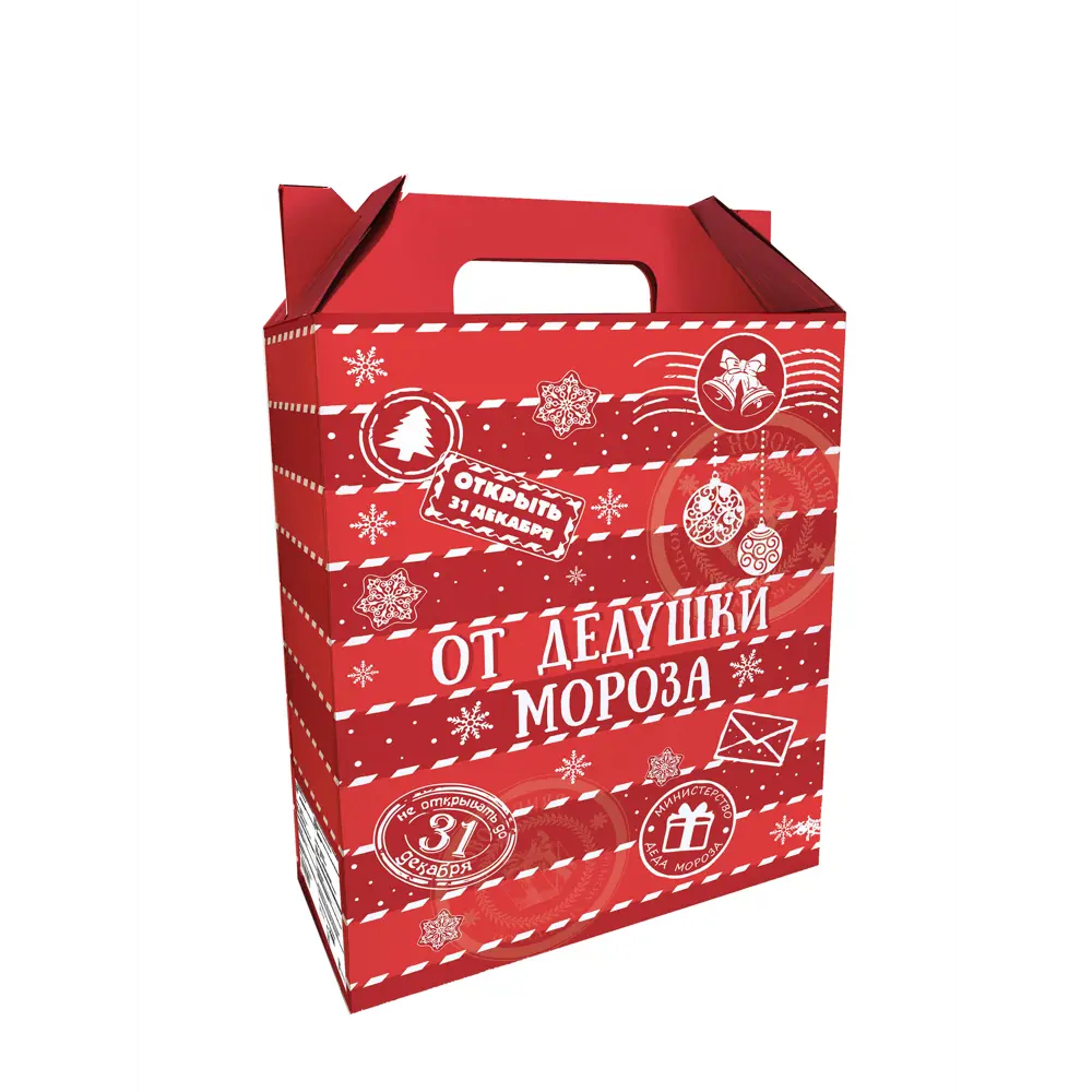 Коробка для кондитерских изделий «От Дедушки Мороза» картон 27х19.5х8 см 82801986 STLM-2141595 Santreyd 