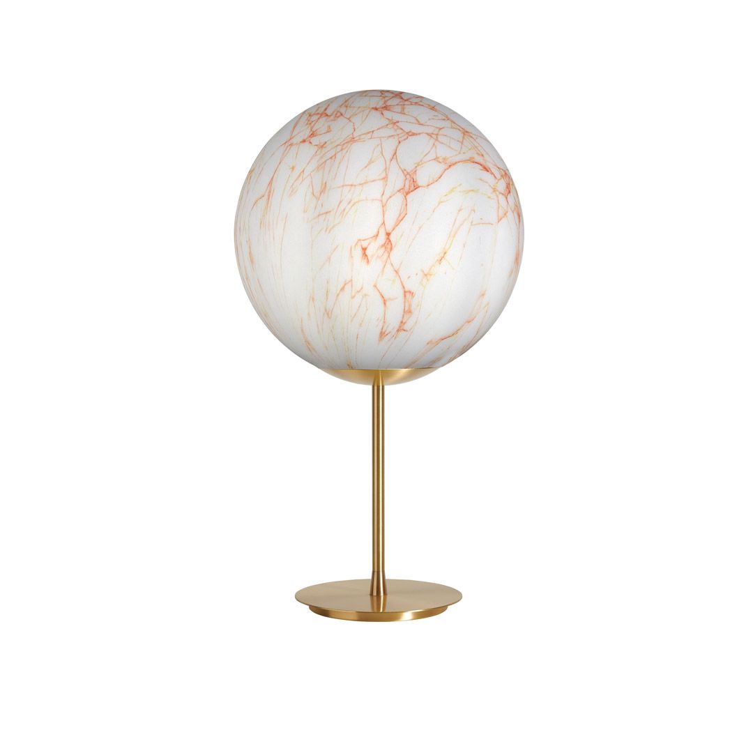 Настольная лампа из латуни и полиэтилена с мраморным эффектом SLIDE ARCH-00096226 - Вид №10