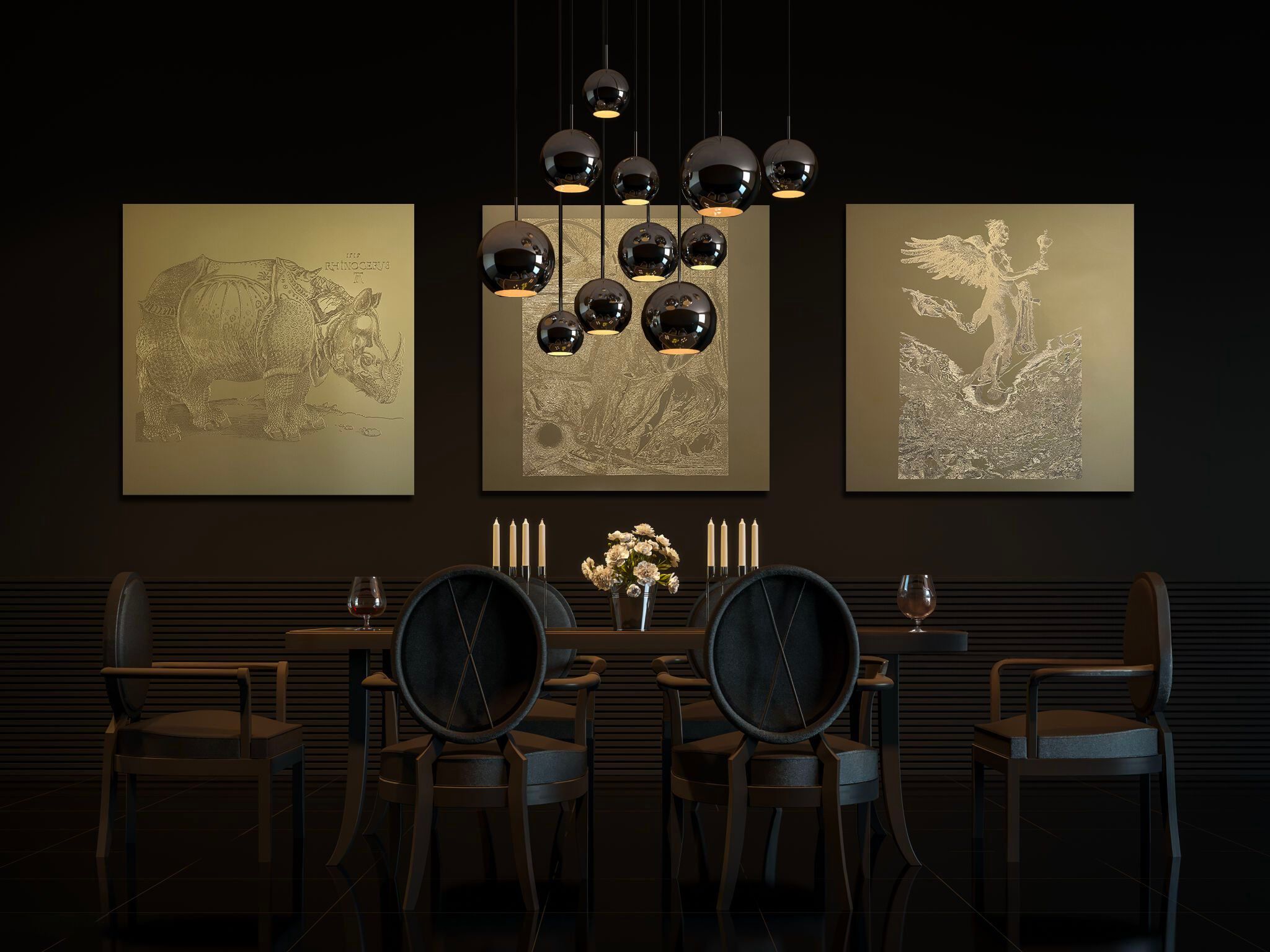 Алюминиевая гравюра на дереве Officinarkitettura® Дюрер ARCH-00118448 - Вид №9