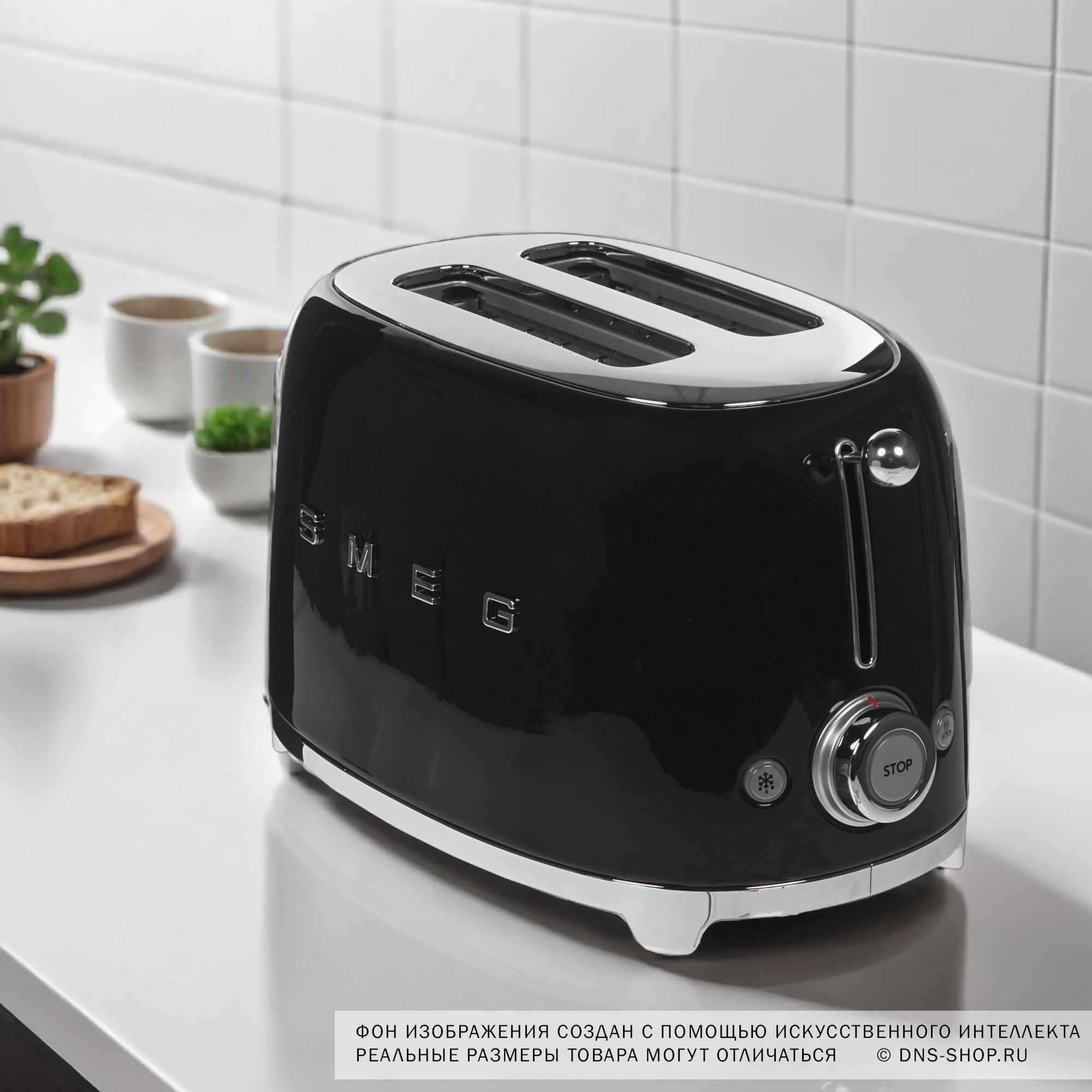 1152597 Тостер Smeg TSF01BLEU черный STDN-0045278 - Вид №8