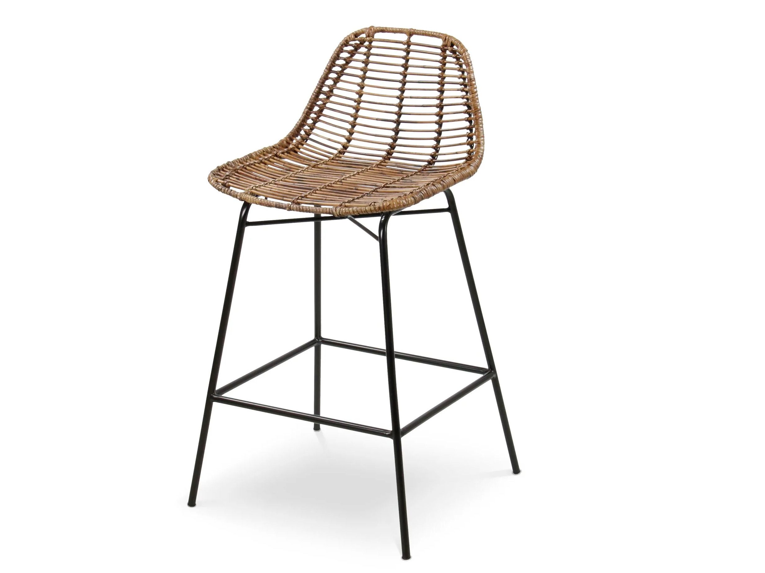Высокий стул из ротанга со спинкой Pilma Bali &amp ARCH-00030390