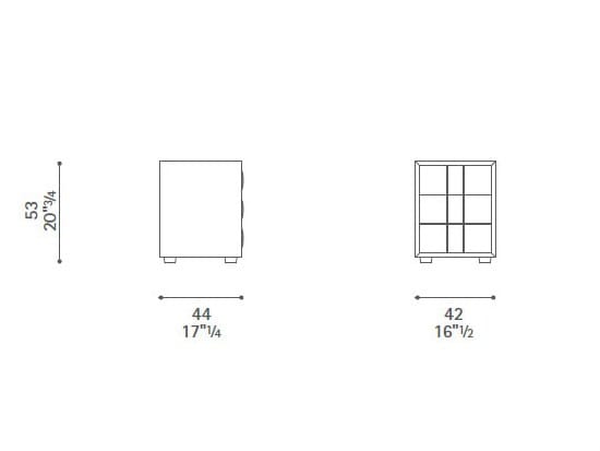 Тумбочка Poltrona Frau коллекция-мебель и аксессуары ARCH-00143281 - Вид №6