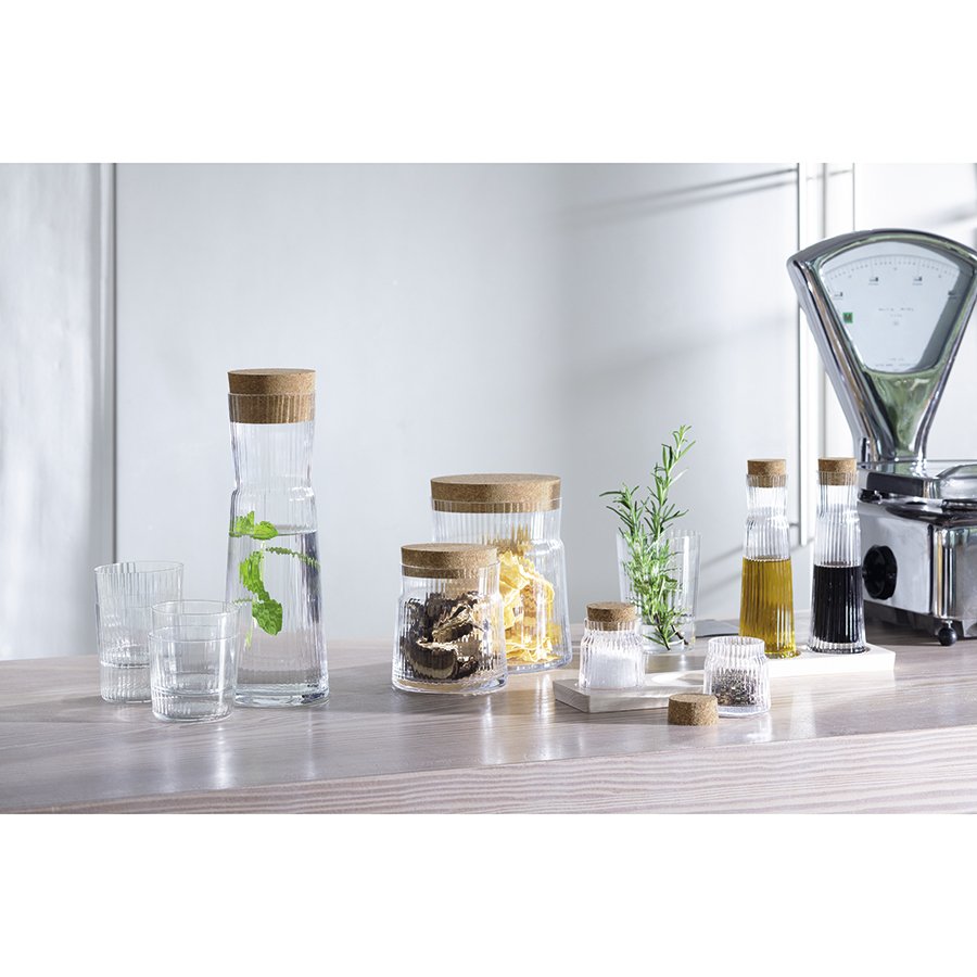 Бутылки стеклянные для масла и уксуса прозрачные 200 мл Gio Line LSA INTERNATIONAL ДИЗАЙНЕРСКИЕ 00-3894774 Прозрачный  - Вид №3